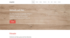 Desktop Screenshot of designholz.ch